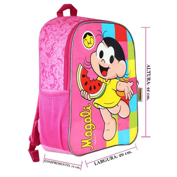 Imagem de Mochila Alças Escolar Magali Infantil Luxcel Volta ás Aulas