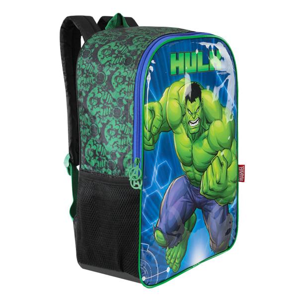 Imagem de Mochila Alças Escolar Vingadores Hulk Original Marvel Luxcel Azul