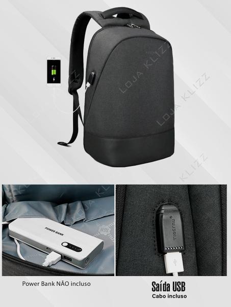 Imagem de Mochila Antifurto USB Tigernu Para Notebook Impermeável