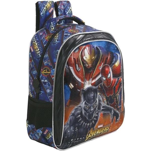 Imagem de Mochila Avengers Os Vingadores Infantil Escolar Tam G Costas