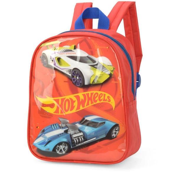 Imagem de Mochila Baby Hot Wheels Creche Escolar Infantil Pequena