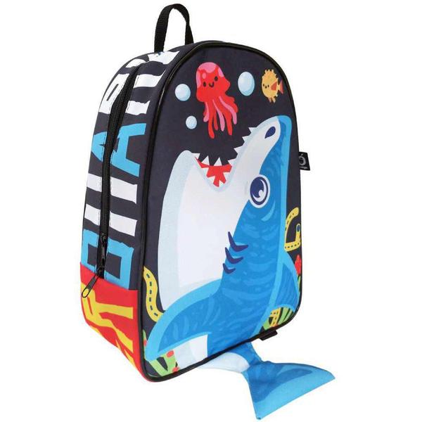 Imagem de Mochila Baby Tubarão Colorido Od-Mbtu Ó Design