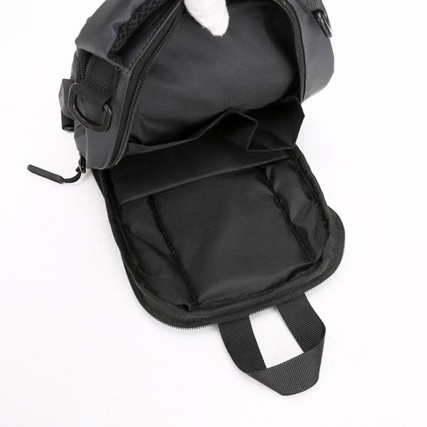 Mochila Bag Bolsa Masculina Transversal Ombro Pochete Usb - Bela Import Imagem de Mochila Bag Bolsa Masculina Transversal Ombro Pochete Usb