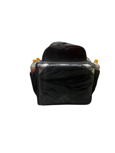 Imagem de Mochila Bag Com Isopor Laminado Preta Motoboy Delivery