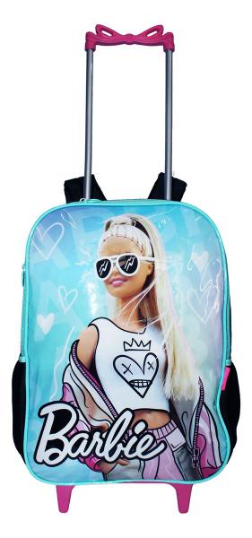 Imagem de Mochila Barbie Rodinhas Infantil Original Feminina Grande