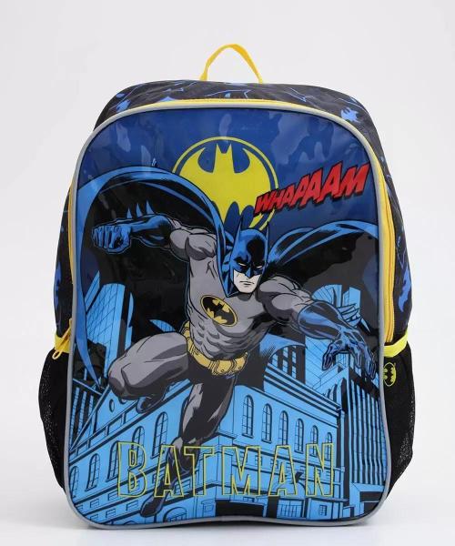 Imagem de Mochila Batman Infantil Masculina Escolar Costas