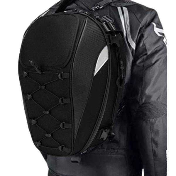 Imagem de Mochila Baú para motos universal cabe capacete super top