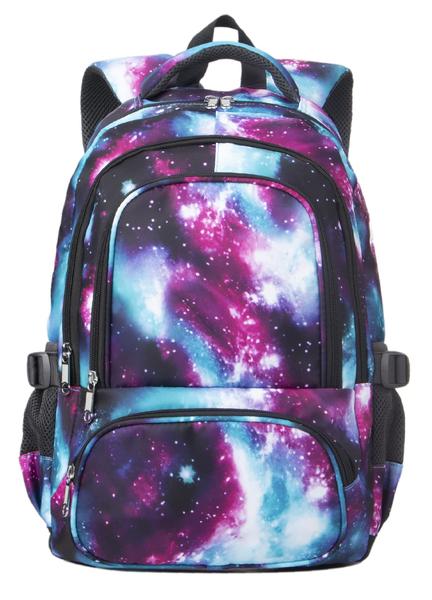 Mochila BLUEFAIRY Kids Galaxy Purple para meninas de 8 a 10 anos Imagem de Mochila BLUEFAIRY Kids Galaxy Purple para meninas de 8 a 10 anos