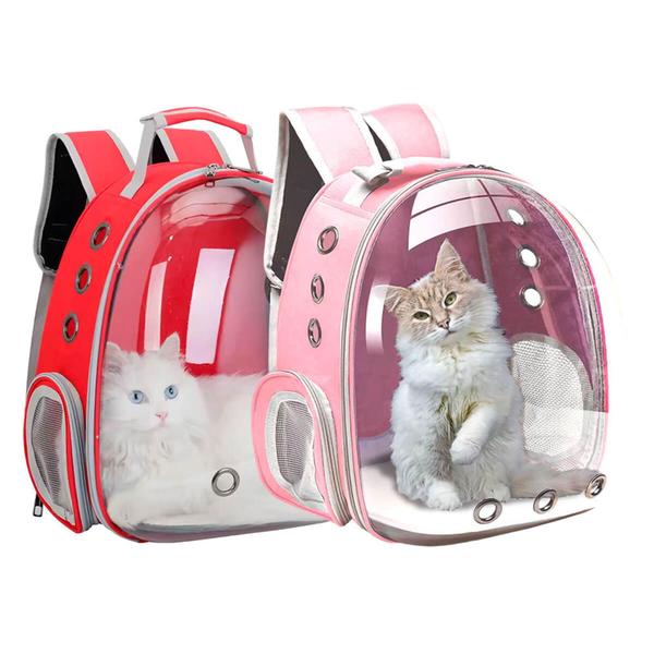 Imagem de Mochila Bolha Transparente para Gatos LCW-BW39 - Oba Oba Mix