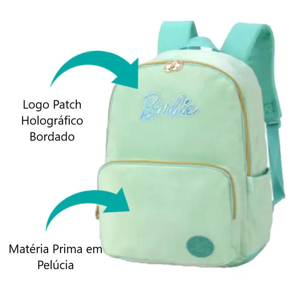 Imagem de Mochila Bolsa Costas Barbie Turquesa Filme Juvenil Meninas