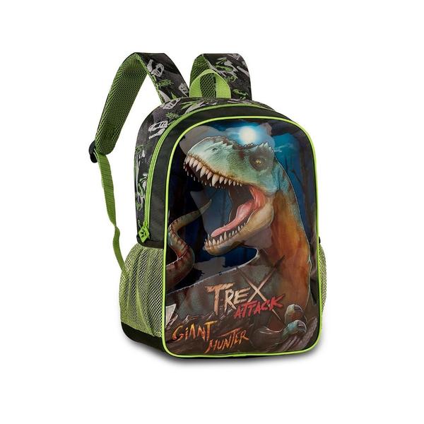 Imagem de Mochila Bolsa Costas Dinossauro T-Rex Dino Irado Escolar/Passeio Infantil - Super Resistente - Clio