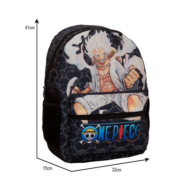 Imagem de Mochila Bolsa De Costas Menino One Piece Luffy Passeio