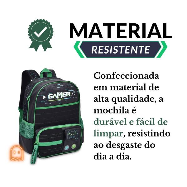 Imagem de Mochila Bolsa de Costas Vídeo Game Gamer Jogo Escolar Infantil Original Lançamento - Clio