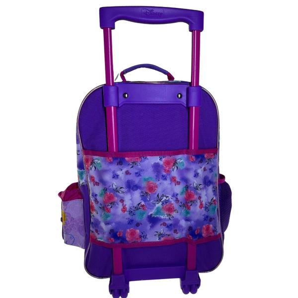 Imagem de Mochila Bolsa Escolar De Rodinha Princesas