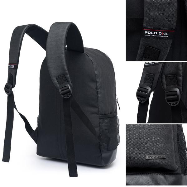 Imagem de Mochila Bolsa Escolar Feminina Polo One Masculina Notebook Reforçada