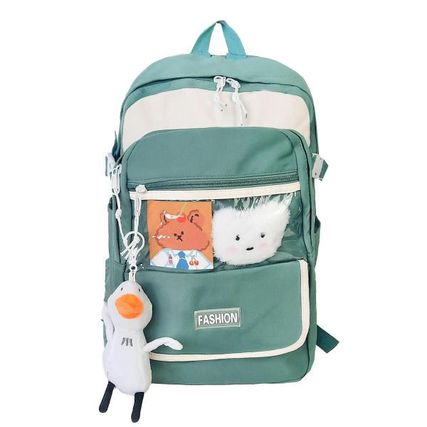 Imagem de Mochila Bolsa Feminina Escolar Fofa Linda Kawaii Impermeável