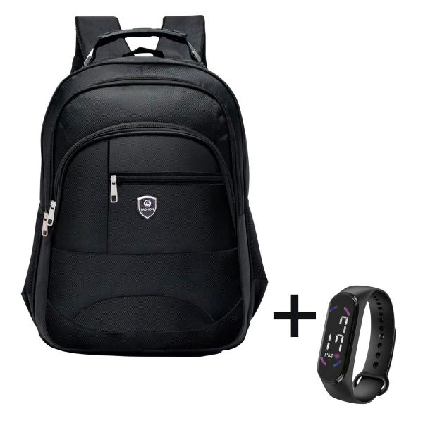 Imagem de Mochila Bolsa Grande Executiva Notebook Masculina Bolso Squeeze Executiva