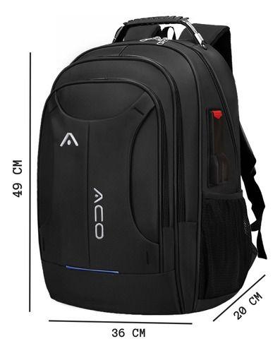 Imagem de Mochila Bolsa Masculina Feminina Notebook Anti Furto Resistente A Agua Reforçada USB Viagem Escolar Faculdade Trabalho Dia a Dia