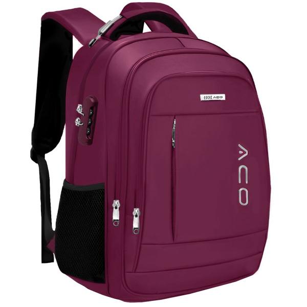 Imagem de Mochila Bolsa Masculina Feminina Notebook Bolso Antifurto Cadeado na Lateral Alto Padrão e Com Saída USB Trabalho Faculdade Escolar Viagem Dia a Dia