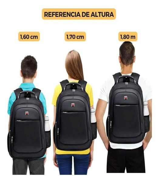 Imagem de Mochila Bolsa Masculina Notebook Impermeável Reforçada