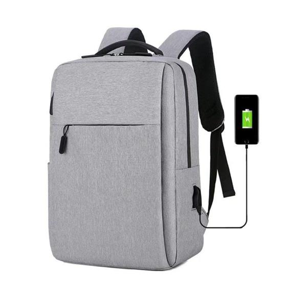 Imagem de Mochila Bolsa Notebook escolar masculina coreana feminina Volta Aulas cabo Usb Estudante Universitário Unisex