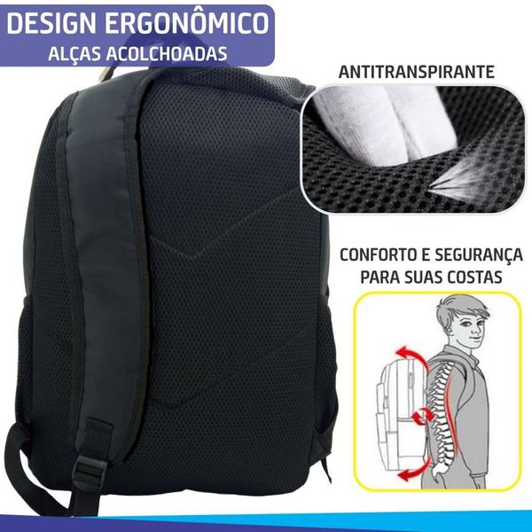 Imagem de Mochila Bolsa Notebook Yepp Home Office Trabalho Escola Faculdade