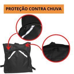 Imagem de Mochila Bolsa Nylon Motoboy Motoqueiro Reforçada Tam. M