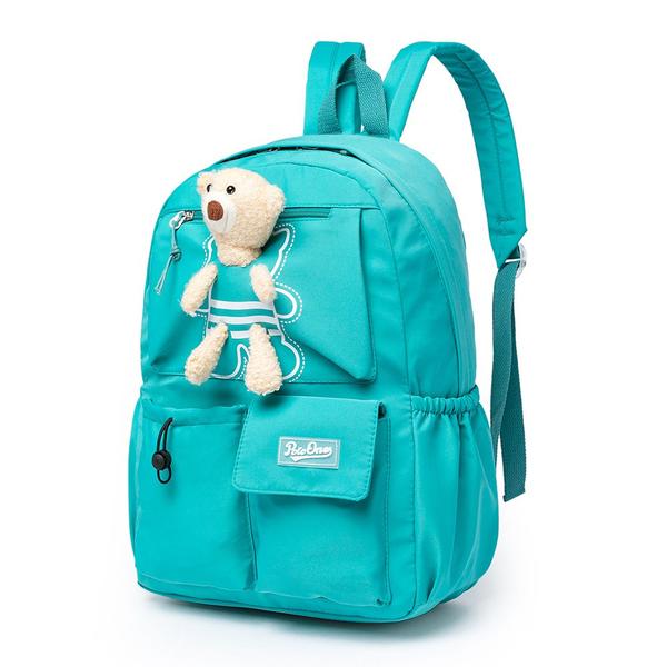 Imagem de Mochila Bolsa Polo One Infantil Feminina Espaçosa Reforçada Escolar