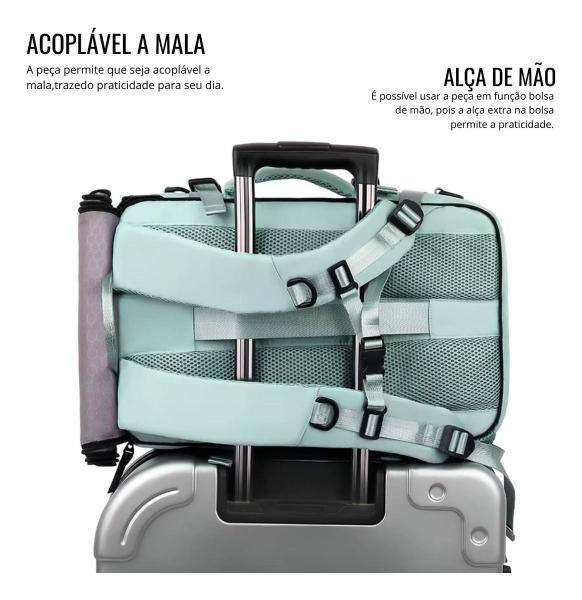 Imagem de Mochila Bolsa Premium Viagem Multifuncional 40l Notebook 16