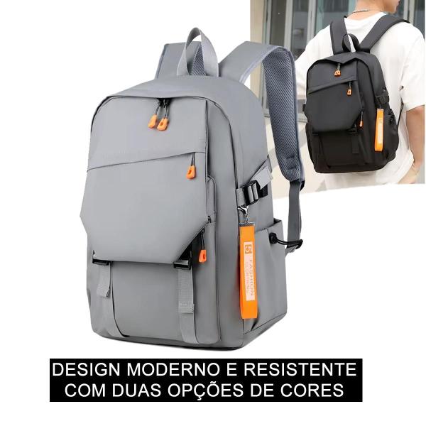 Imagem de Mochila Bolsa USB Notebook 15,6" Oxford Impermeável Premium