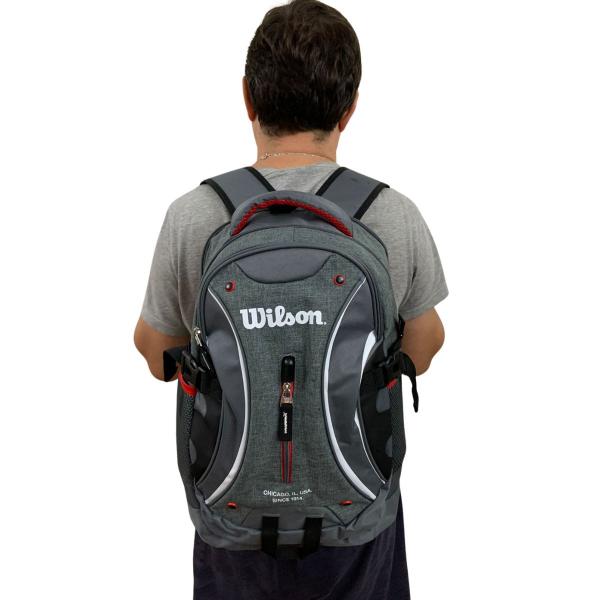 Imagem de Mochila Bolsa Wilson Executiva Esportiva Trabalho Faculdade Notebook Laptop Poliéster 26 Litros