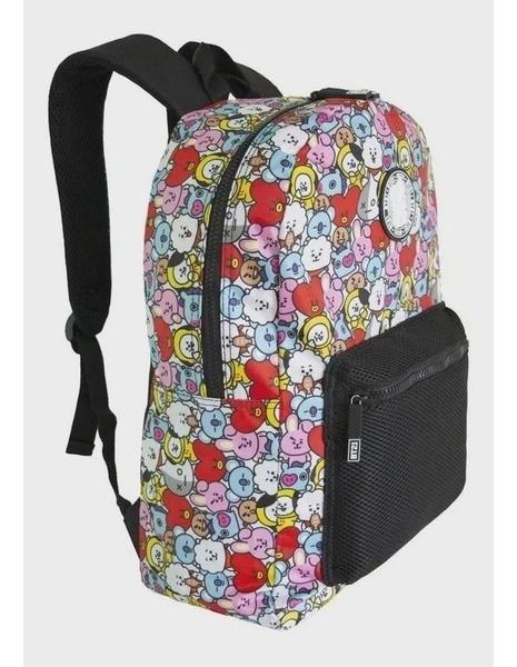 Imagem de Mochila Bts Bt21 Kpop Infantil Juvenil Costas Escolar Grande