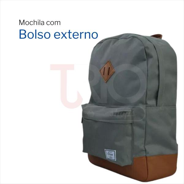 Imagem de Mochila Casual Juvenil Escolar Resistente Cores