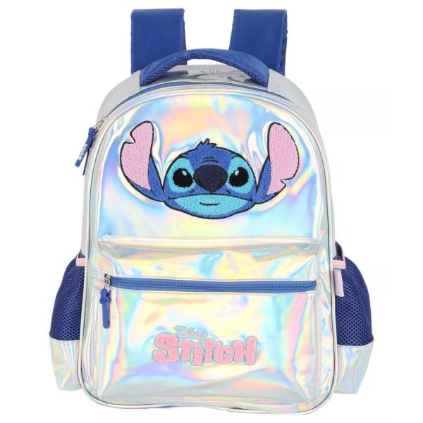 Imagem de Mochila Casual Stitch Bolsa Lilo Stitch Metalica Luxcel