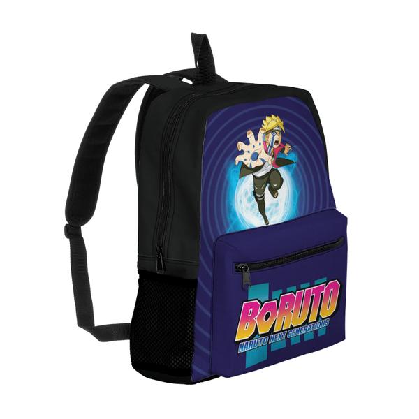 Imagem de Mochila com Bolso Infantil Avulsa Menino Boruto 