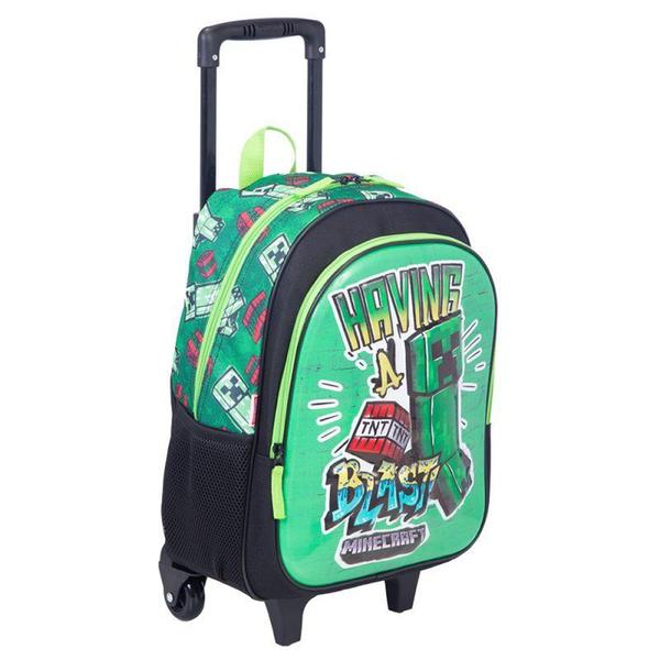 Imagem de Mochila com Carrinho Infantil Minecraft X - 066055 - SESTINI