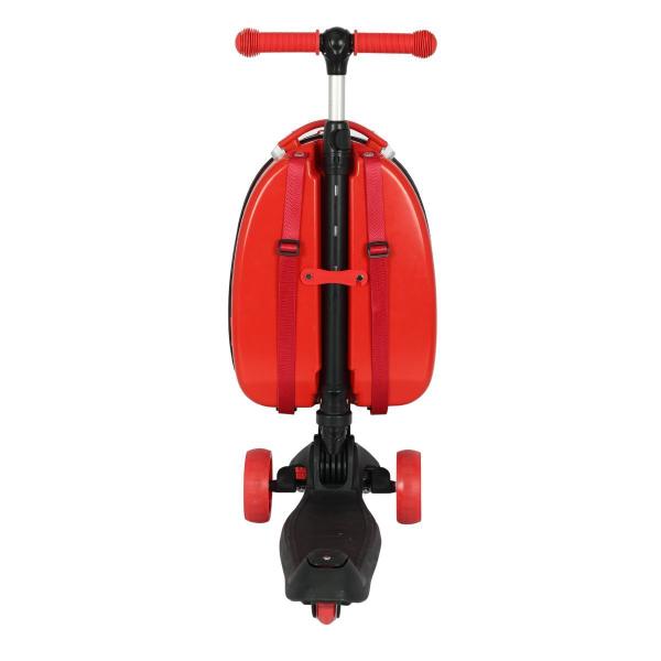 Imagem de Mochila Com Patinete Escolar Infantil Homem Aranha Vermelho