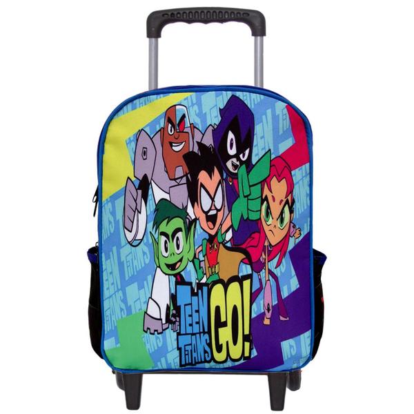 Imagem de Mochila com Rodinhas Menino Infantil Jovens Titãs