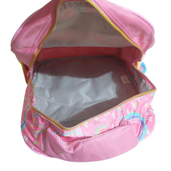 Imagem de Mochila Costa Infantil Escolar Grande Rainbow Arco Iris Yepp