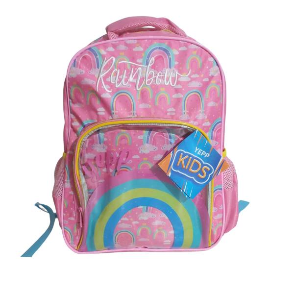 Mochila Costa Infantil Escolar Grande Rainbow Arco Iris Yepp Imagem de Mochila Costa Infantil Escolar Grande Rainbow Arco Iris Yepp