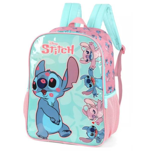 Imagem de Mochila Costa Juvenil Lilo & Stitch Disney Verde Reforçada