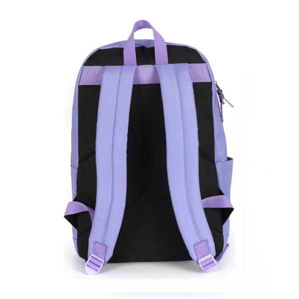 Imagem de Mochila Costa Stitch Disney Reforçada Escola Lilas Menina