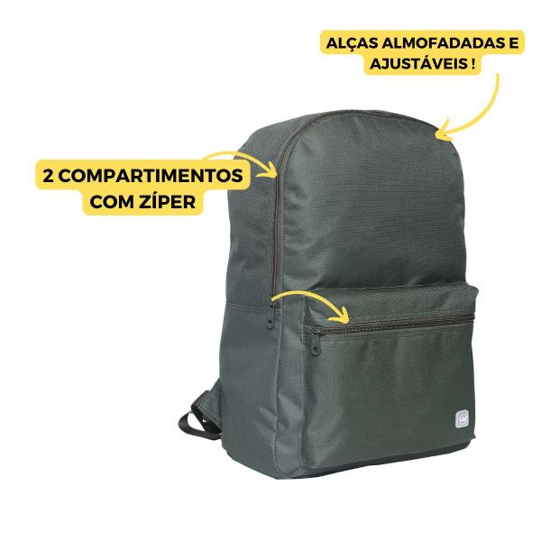 Imagem de Mochila Costas Casual Resistente Unissex Escola Faculdade