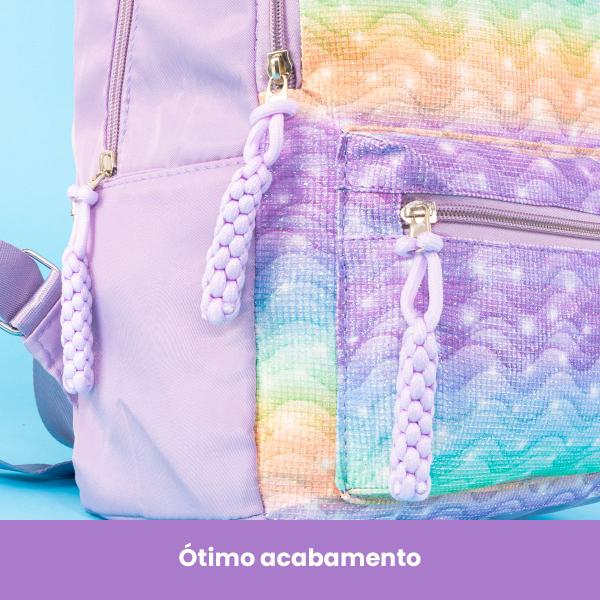 Imagem de Mochila Costas Escola Faculdade Casual Feminina De Passeio