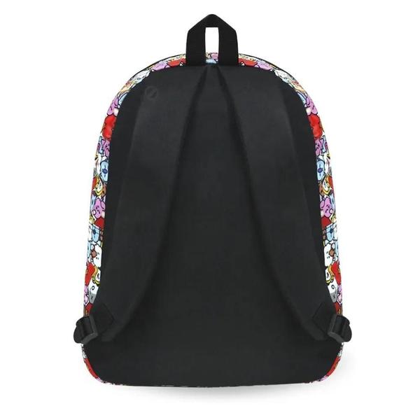 Imagem de Mochila Costas Escolar Bts Bt21 Colorida Preto Clio