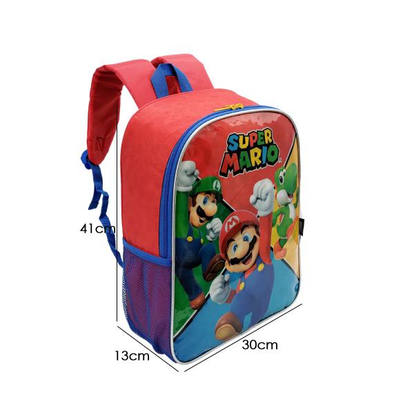 Imagem de Mochila costas escolar infantil juvenil super mario - luxcel