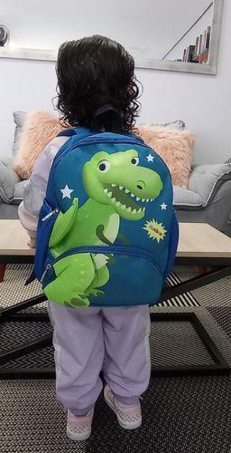 Imagem de Mochila Costas Escolar Infantil Menino Dinossauro Creche