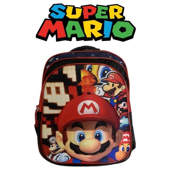 Imagem de Mochila Costas Escolar Infantil Super Mario Bros 3D Escolar