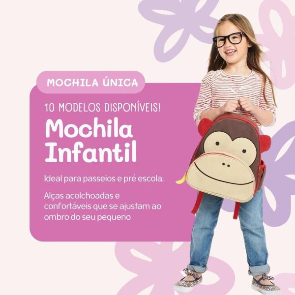 Imagem de Mochila Costas Infantil Creche Passeio Menino Menina Top