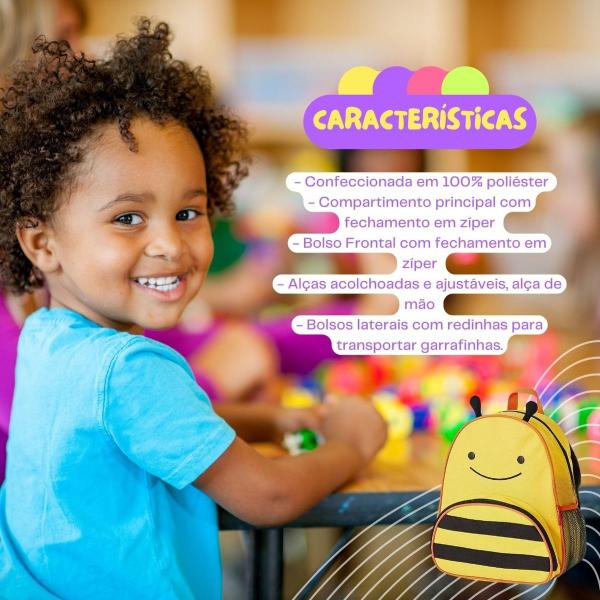 Imagem de Mochila Costas Infantil Creche Passeio Menino Menina Top